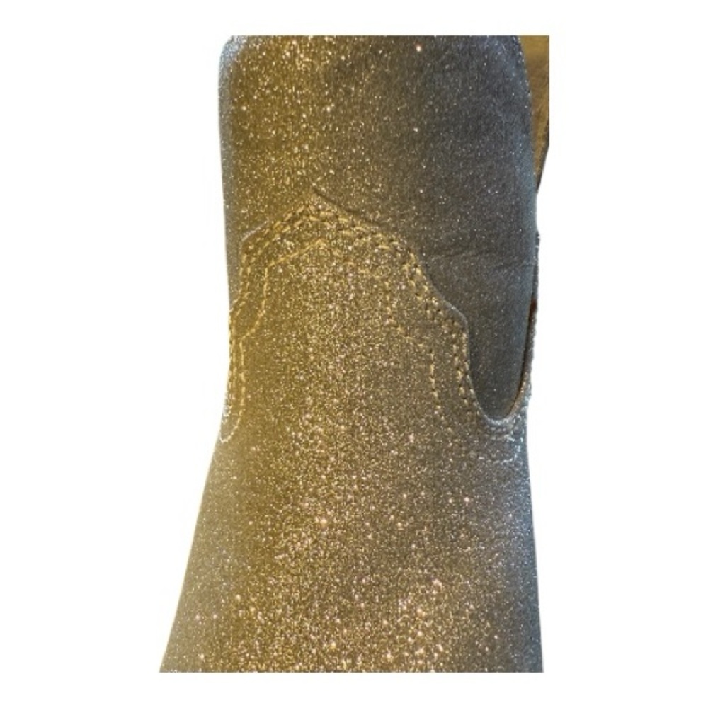 Jellypop Shelby Women's Silver Glitter Ankle Boots, new in box, never worn, 8 - Picture 12 of 15